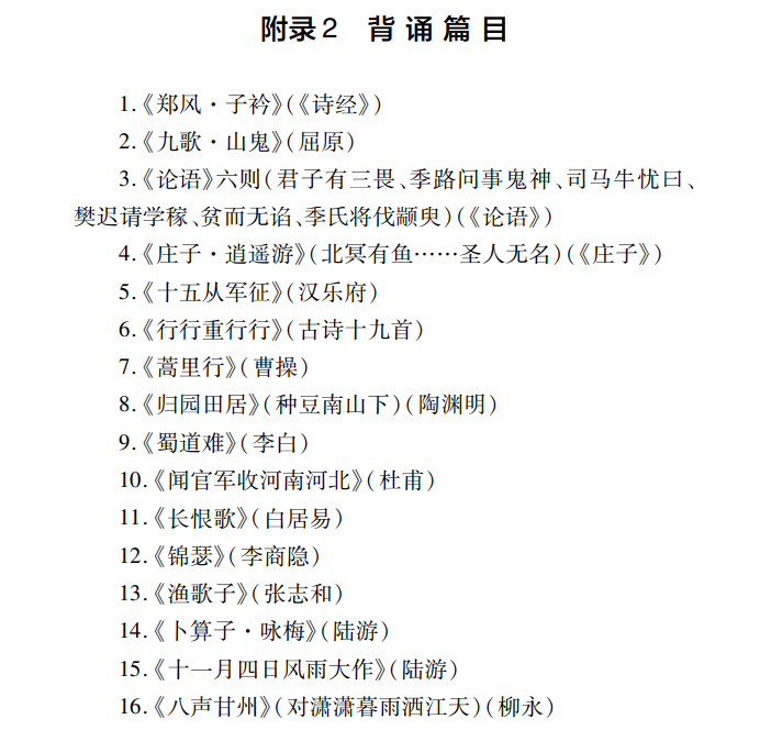 2022江西專(zhuān)升本語(yǔ)文必背篇目 2022江西專(zhuān)升本語(yǔ)文必背篇目