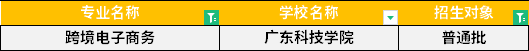 2022年廣東專升本跨境電子商務(wù)專業(yè)招生學(xué)校