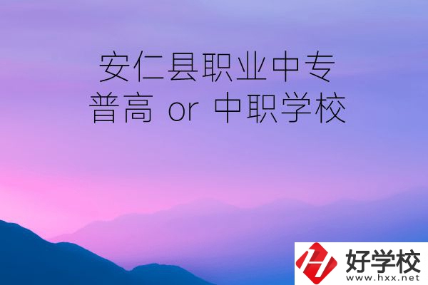 安仁縣職業(yè)中專是普高還是中職學校？