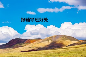 報(bào)輔導(dǎo)班的好處