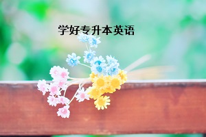 學(xué)好專升本英語