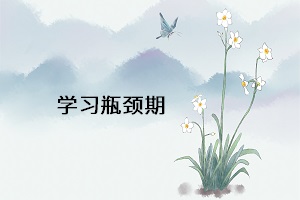 學習瓶頸期