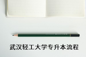 武漢輕工大學(xué)專升本流程